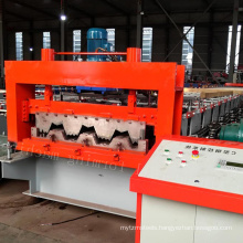 China munafacturer on sale ce steel metal steel sheet floor decking making production roll foming machine